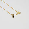 Small Star necklace 18K gold plated silver 18' by Yuki Mitsuyasu