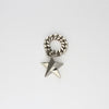 Dangling star chain silver ring by yuki mitsuyasu