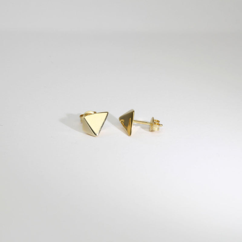 Earrings - Stardust studs 18ct gold plated silver by Yuki Mitsuyasu