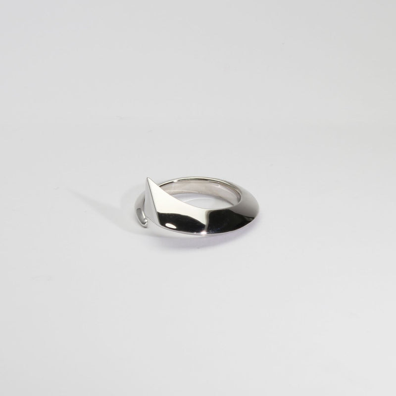 Ring - Rhodium plated silver star ring by Yuki Mitsuyasu