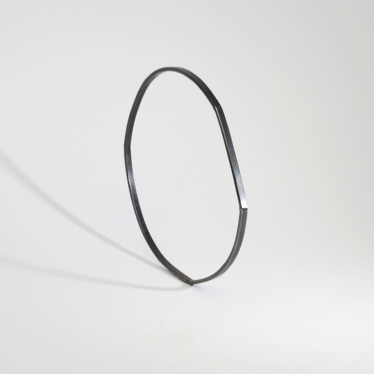 Bangle - Architectural bangle in black silver by Chris Boland