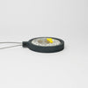 Necklace - small beading on cotton with couched cord, beads & seeding by Beatrice Mayfield