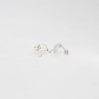 Brolly outline silver studs by Kate Wimbush