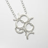 Brushstroke Collection: Silver Statement Pendant