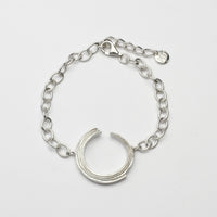 Brushstroke Collection: Silver Bracelet