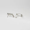 Brushstroke: Silver Cufflinks