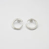 Brushstroke: Silver Earrings