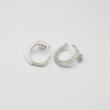 Brushstroke: Silver Earrings