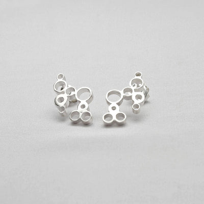 Bubbles: Silver Earrings - Mari Thomas Jewellery