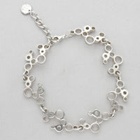 Bubbles: Silver Linked Bracelet - Mari Thomas Jewellery