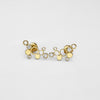 Bubbles: One of a kind: Earrings in 18ct yellow gold set with diamonds.
