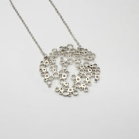 Bubbles: Large Silver Pendant