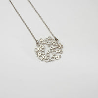 Bubbles: Medium Silver Pendant