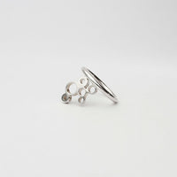 Bubbles: Small Silver Ring