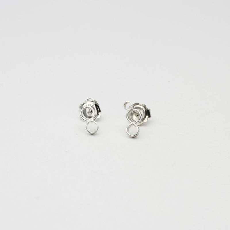 Bubbles: Small Silver Earrings