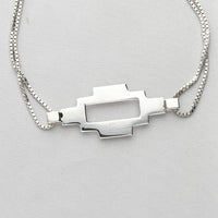 Side view of the Caernarfon long bracelet, rooted in hiraeth — Breichled Arian