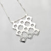 Carthenni Silhouette: Caernarfon Hatch Design - Large silver pendant