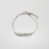 *NEW*  Carved: Narrow Silver Bracelet