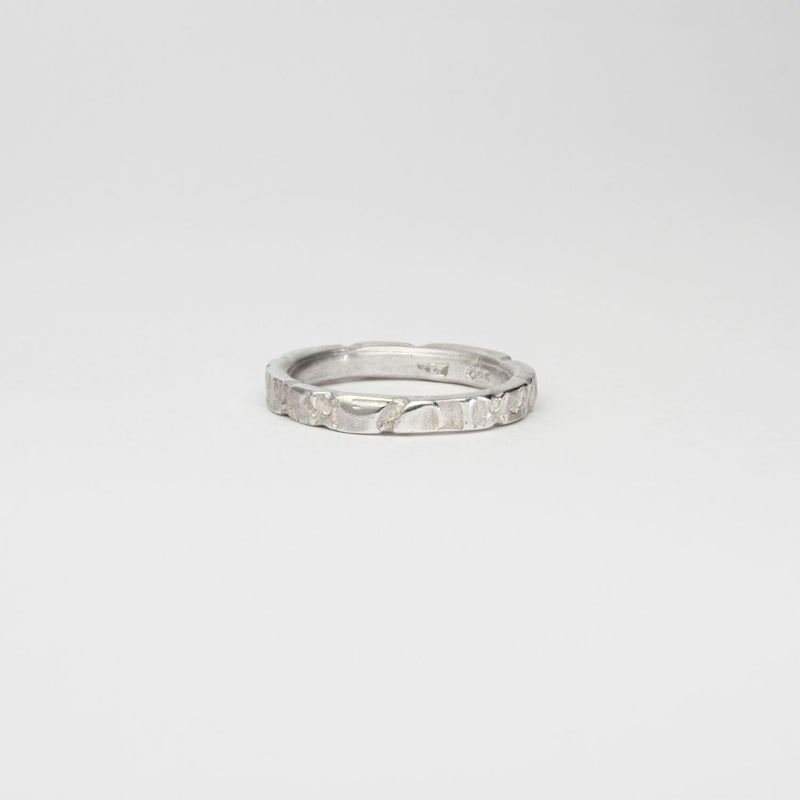 Contemporary Welsh silver jewellery. Inspired by the beautiful landscape of Wales. This ring is perfect for a wedding ring both for men and women. Designed and handmade in Wales