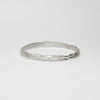 *NEW* Carved silver narrow bangle