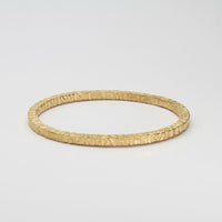 Cofio bangle in silver and 18ct gold plated silver, inspired by Waldo Williams's poem on memory