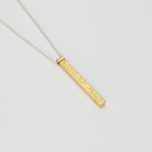 Cofio / Remember: Gold and Silver Pendant - Mari Thomas Jewellery