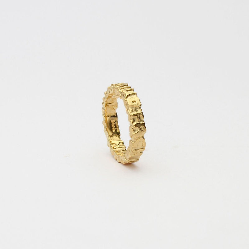 Cofio / Remember: Gold and Silver Ring - Mari Thomas Jewellery
