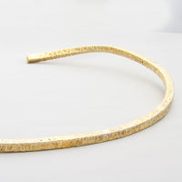 Cofio / Remember: Gold and Silver Torque Neckpiece - Mari Thomas Jewellery