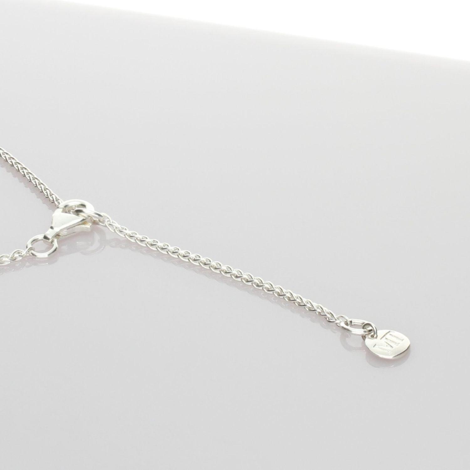 Cofio sterling silver pendant, on chain