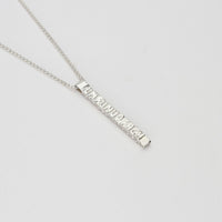 Cofio sterling silver pendant, inspired by Waldo Williams's poem on memory
