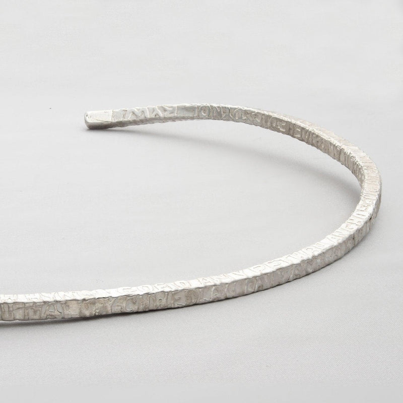 Cofio / Remember: Silver Torque Neckpiece - Mari Thomas Jewellery