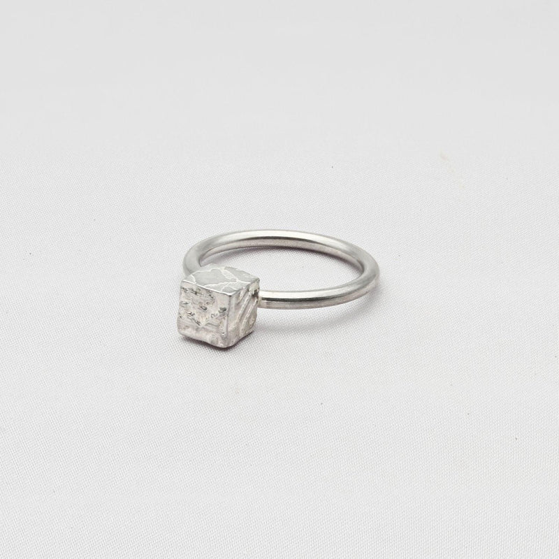 Cube: Silver Ring - Mari Thomas Jewellery