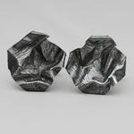 Decorative Concepts: Black Silver Cufflinks - Mari Thomas Jewellery
