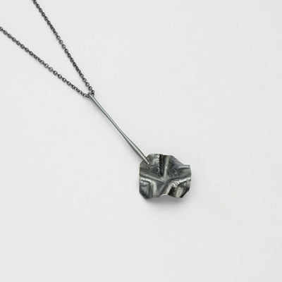 Decorative Concepts: Black Silver Drop Pendant - Mari Thomas Jewellery