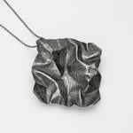 Decorative Concepts: Large Black Silver Pendant - Mari Thomas Jewellery