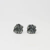 Decorative Concepts: Medium Black Silver Earrings - Mari Thomas Jewellery
