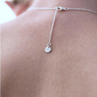 Decorative Concepts medium pendant in 18ct rose gold plated silver, on chain