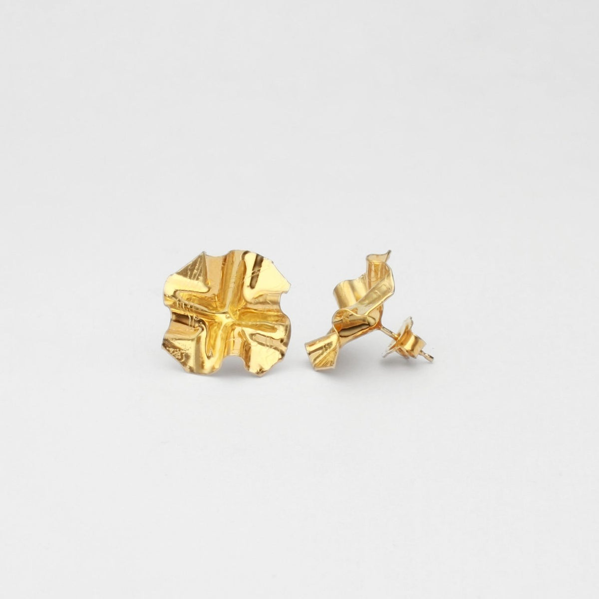 Decorative Concepts: Yellow Gold Large Earrings