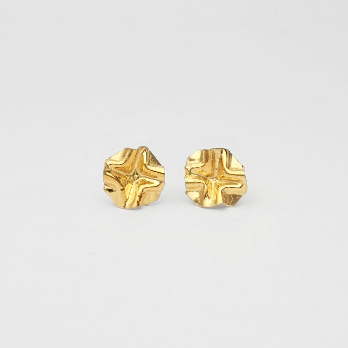 Decorative Concepts: Yellow Gold Medium Earrings
