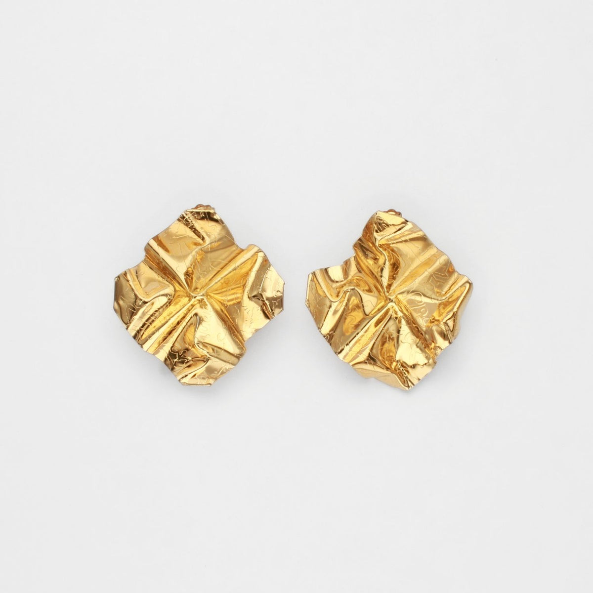 Decorative Concepts: Yellow Gold Statement Earrings