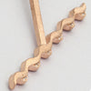 Glissando: Large 9ct Rose Gold Pendant with Diamonds - Mari Thomas Jewellery