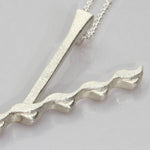 Glissando: Large Silver Pendant - Mari Thomas Jewellery