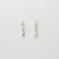 *New* Glissando: Bar earrings silver