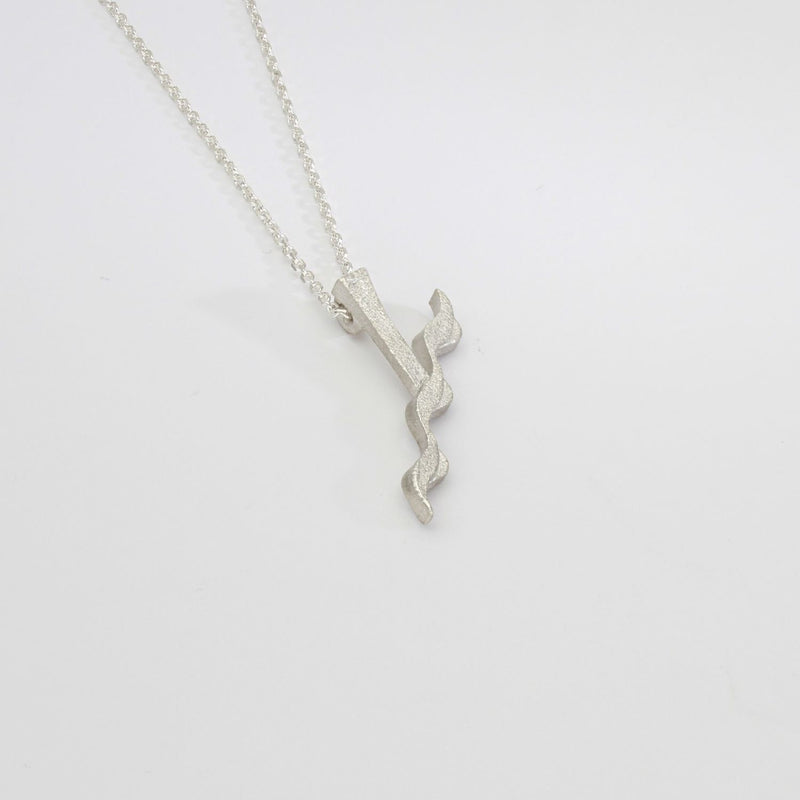 Glissando: Medium Silver Pendant