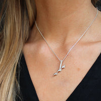 Glissando: Medium Silver Pendant