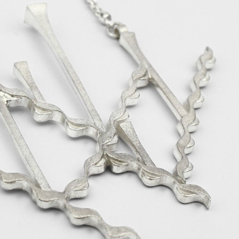 Glissando: Silver Statement Pendant