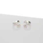 Gyda'n Gilydd / Together: Silver Circle Earrings - Mari Thomas Jewellery
