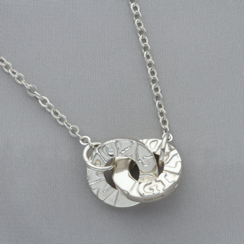 Gyda'n Gilydd / Together: Silver Linked Charm Pendant - Mari Thomas Jewellery