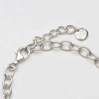 Gyda'n Gilydd bracelet clasp detail, silver