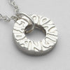 Gyda'n Gilydd / Together: Silver Single Charm Pendant